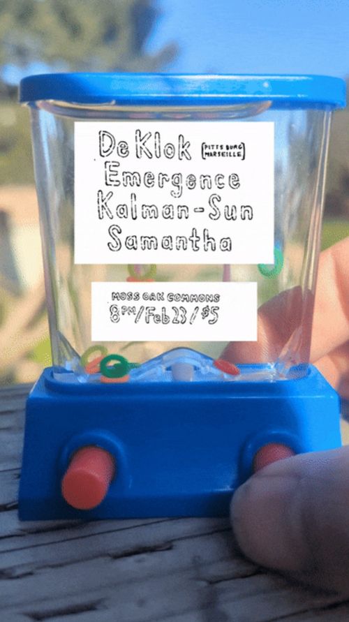 DE KLOK (Marseille/Pittsburgh), Emergence, Kalman-Sun, Samantha