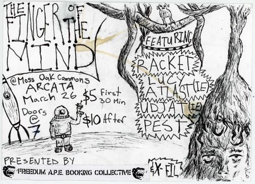 The Finger of the Mind: Featuring Racket, Lucy at Last (Inland Empire) Udjat (Inland Empire) and Pest